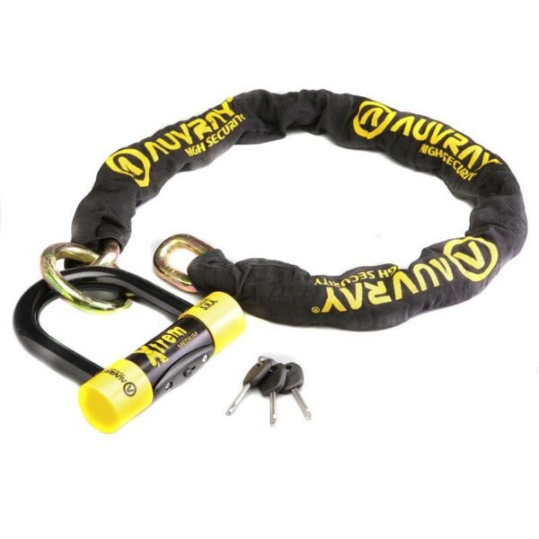 Antivol Auvray CHAINE MOTO XTREM MEDIUM 100 SRA avec bloque disque
