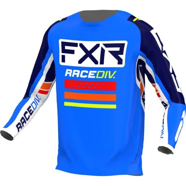 Maillot cross FXR CLUTCH COBALT BLUE/WHITE/NAVY ENFANT