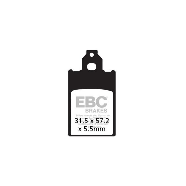 Plaquettes de freins EBC Organique avant