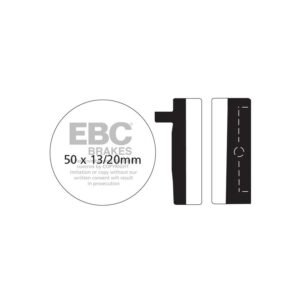 Plaquettes de freins EBC Organique avant