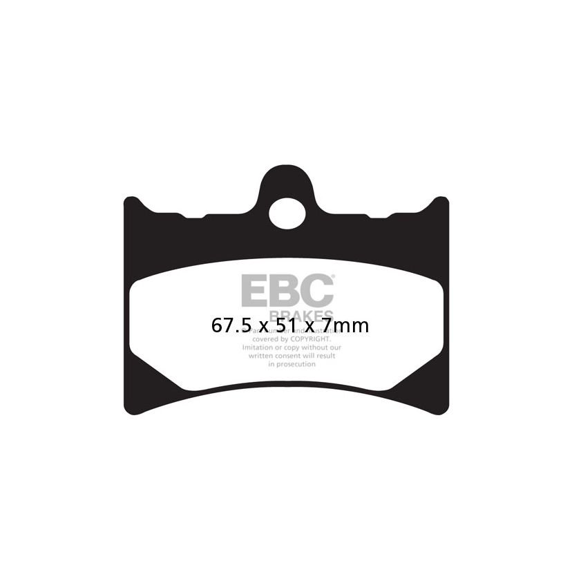 Plaquettes de freins EBC Sinter Métal Fritté avant