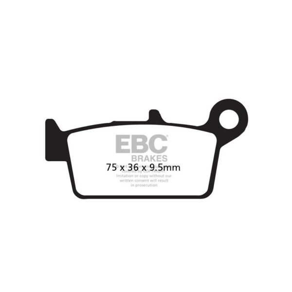 Plaquettes de freins EBC Sinter Métal Fritté arrière