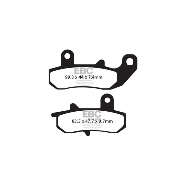 Plaquettes de freins EBC Sinter Métal Fritté arrière