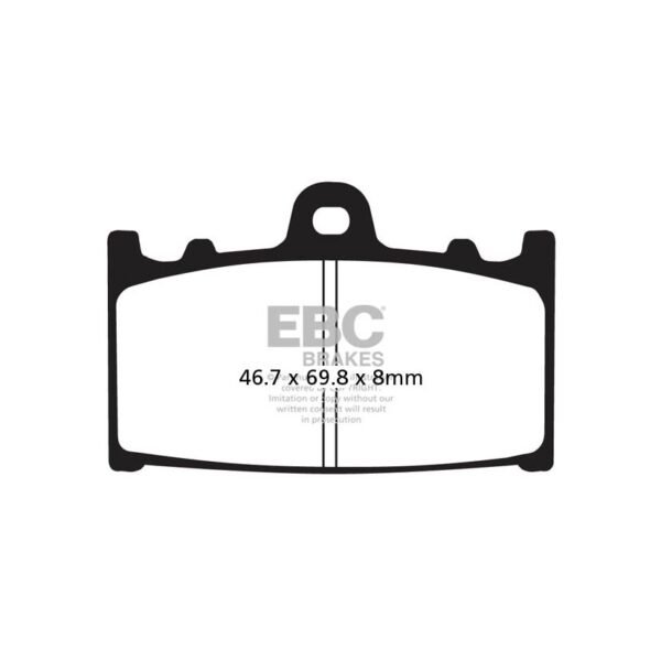 Plaquettes de freins EBC Sinter Métal Fritté avant