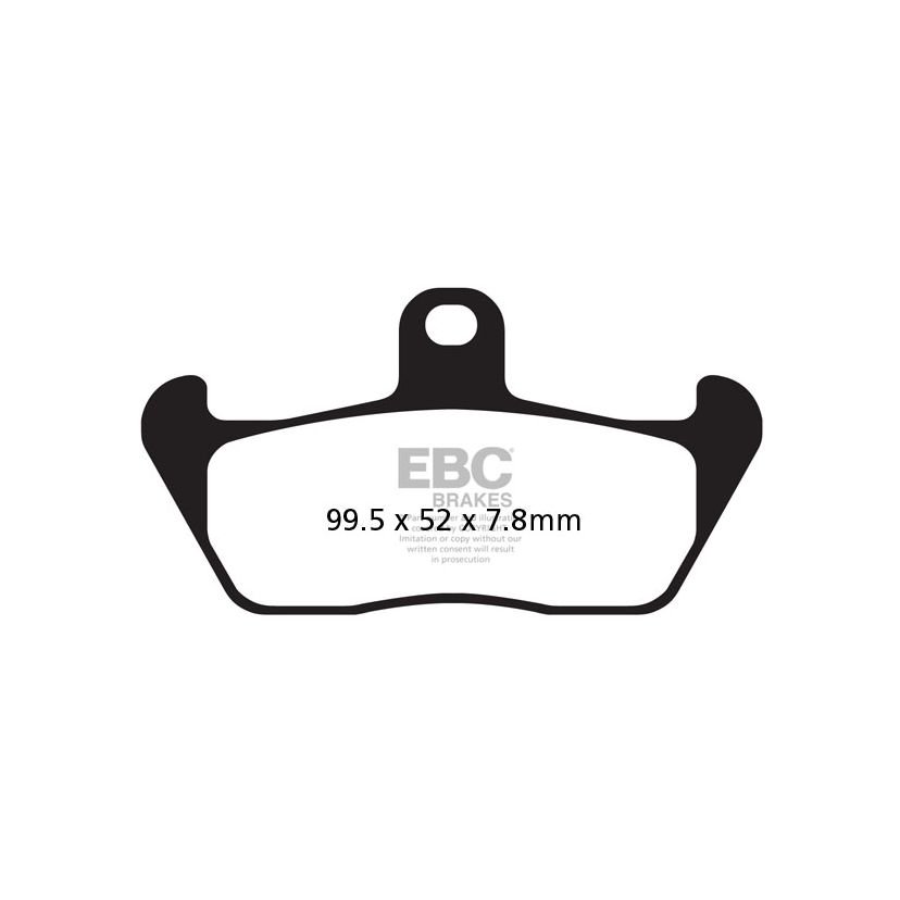 Plaquettes de freins EBC Organique avant