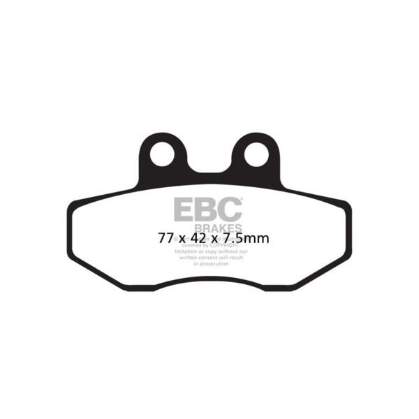 Plaquettes de freins EBC Organique avant