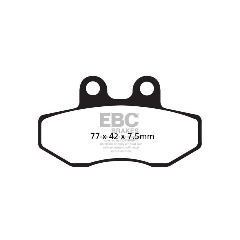 Plaquettes de freins EBC Organique avant