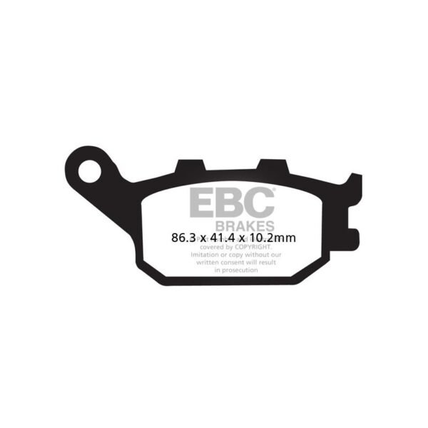 Plaquettes de freins EBC Sinter Métal Fritté arrière (spécial ABS selon modèle)