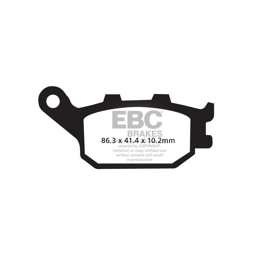 Plaquettes de freins EBC Sinter Métal Fritté arrière (spécial ABS selon modèle)
