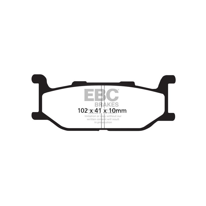 Plaquettes de freins EBC Sinter Métal Fritté avant