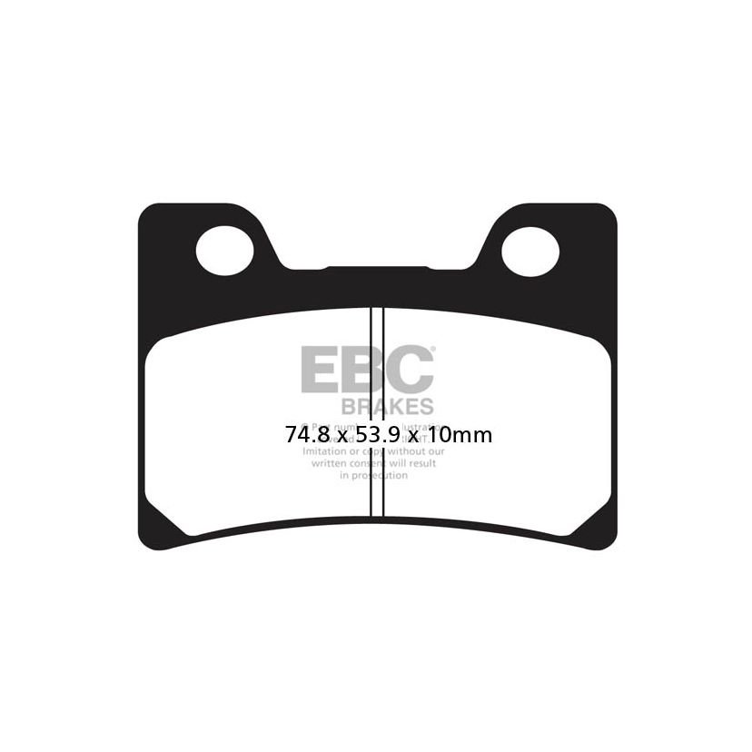 Plaquettes de freins EBC Organique avant