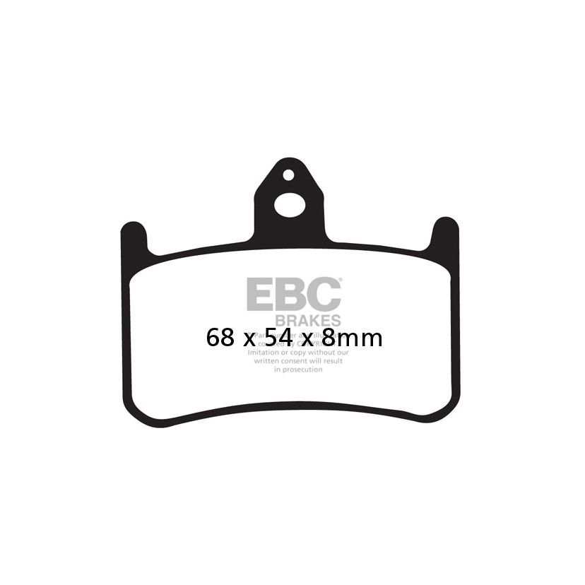 Plaquettes de freins EBC Organique avant