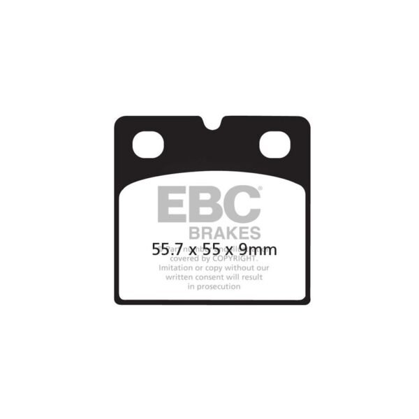 Plaquettes de freins EBC Sinter Métal Fritté avant/arrière (selon modèle)