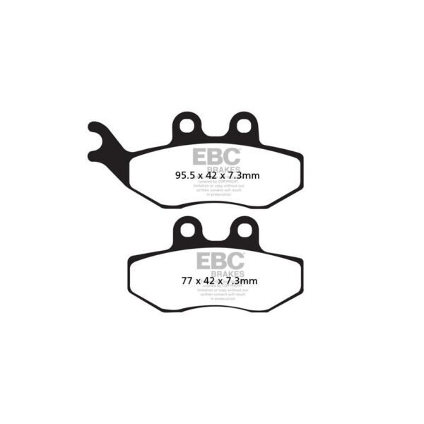 Plaquettes de freins EBC Organique avant