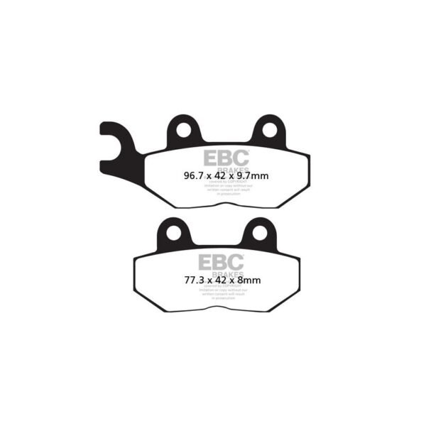 Plaquettes de freins EBC Sinter Métal Fritté arrière