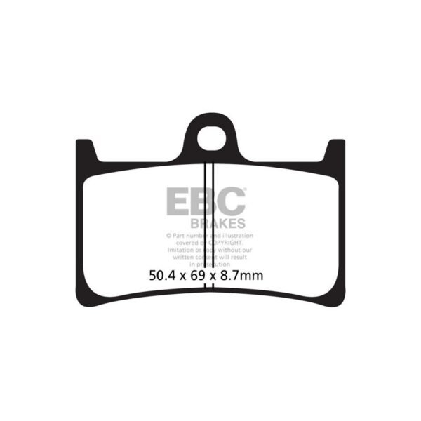 Plaquettes de freins EBC Sinter Métal Fritté arrière