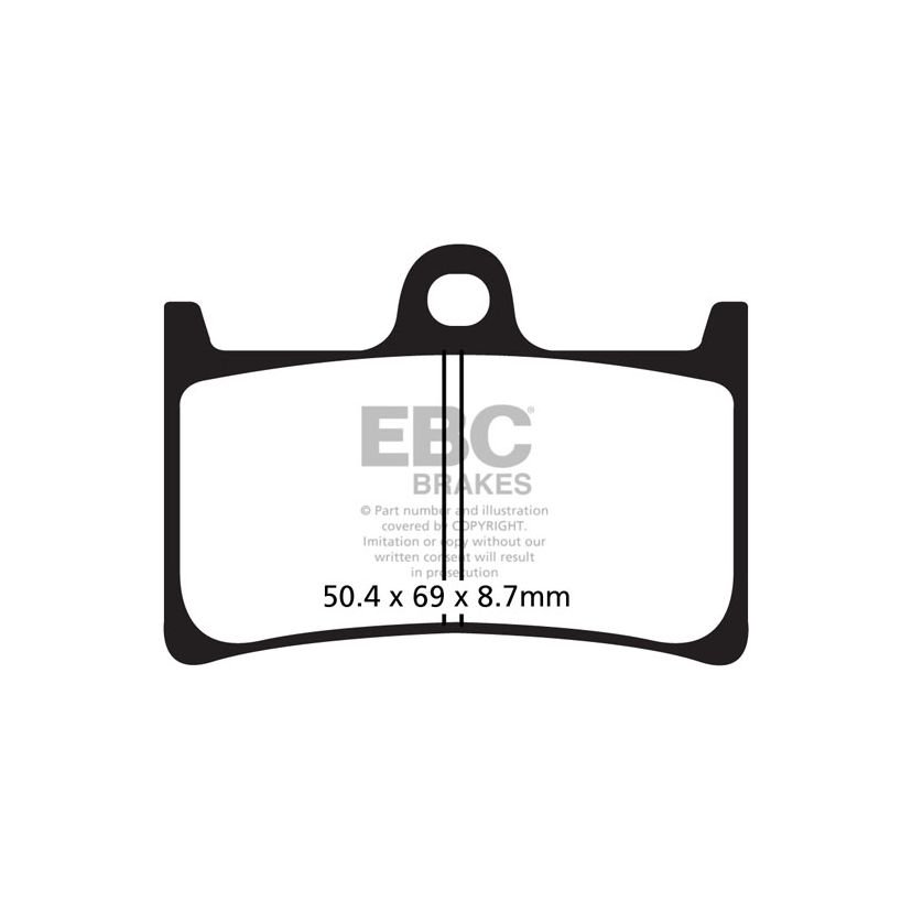 Plaquettes de freins EBC Sinter Métal Fritté arrière