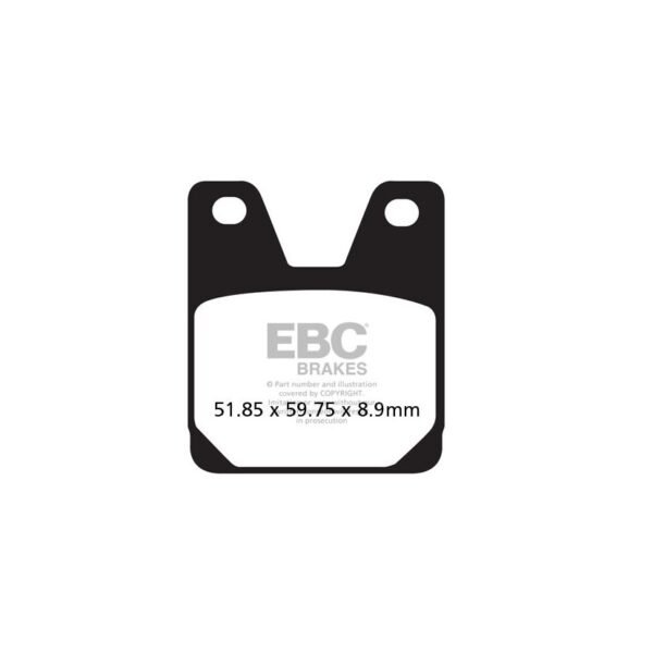 Plaquettes de freins EBC Sinter Métal Fritté arrière