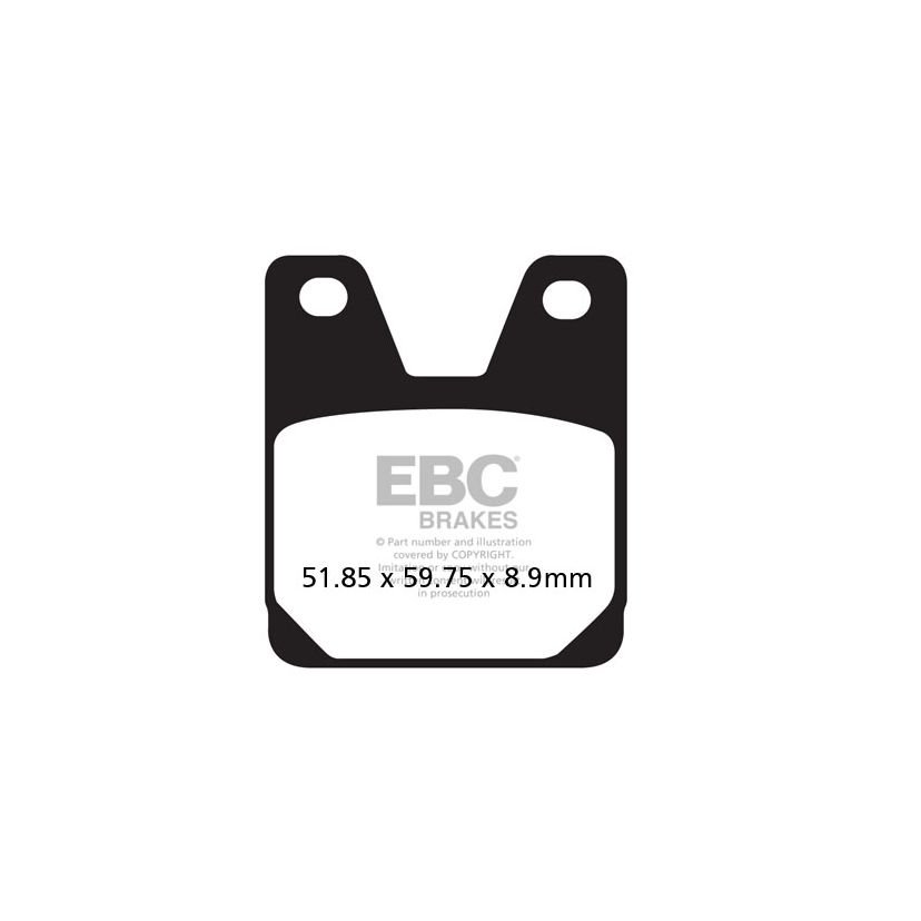 Plaquettes de freins EBC Sinter Métal Fritté arrière
