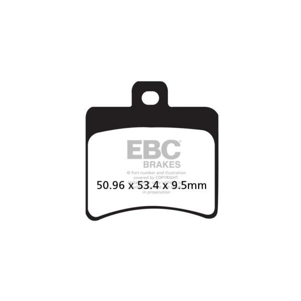 Plaquettes de freins EBC Sinter Métal Fritté arrière