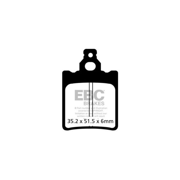 Plaquettes de freins EBC Sinter Métal Fritté arrière
