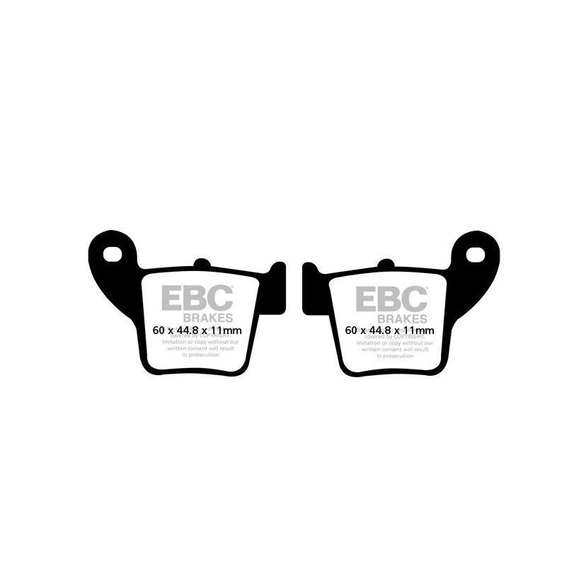Plaquettes de freins EBC Sinter Métal Fritté arrière