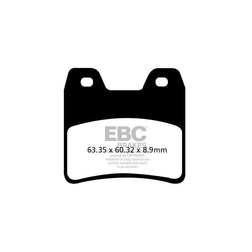Plaquettes de freins EBC Sinter Métal Fritté arrière