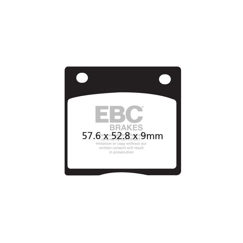 Plaquettes de freins EBC Organique arrière