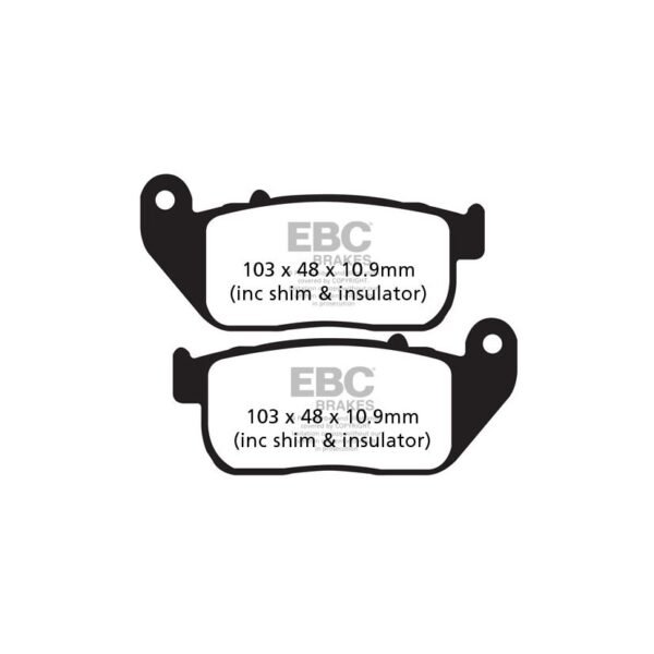 Plaquettes de freins EBC Organique avant