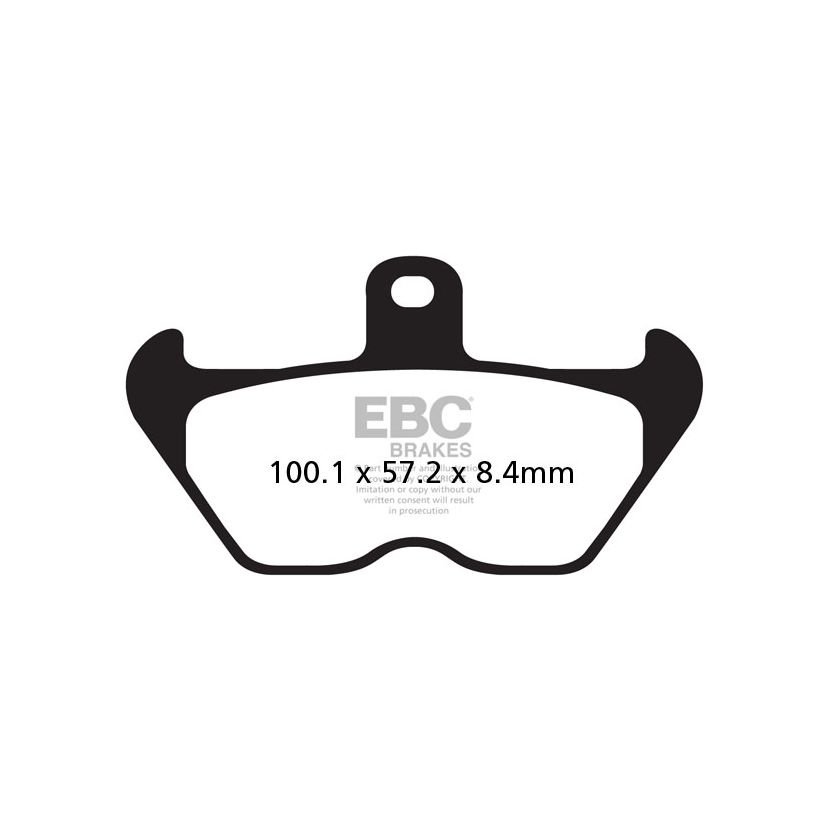 Plaquettes de freins EBC Sinter Métal Fritté avant