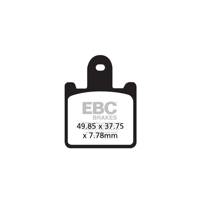 Plaquettes de freins EBC Sinter Métal Fritté avant