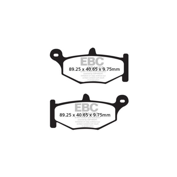 Plaquettes de freins EBC Sinter Métal Fritté arrière