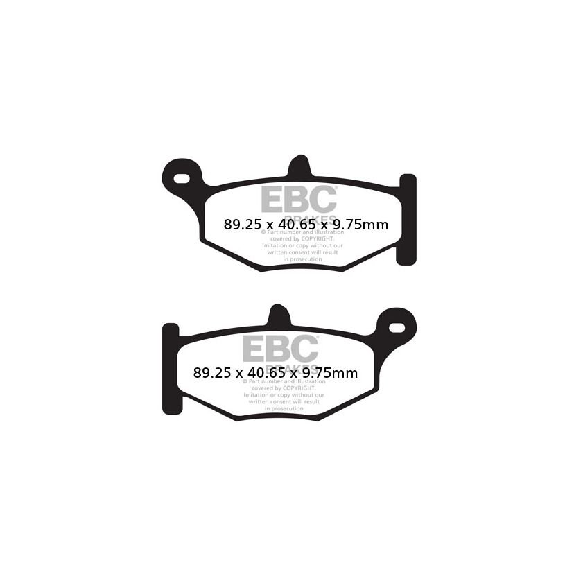 Plaquettes de freins EBC Sinter Métal Fritté arrière