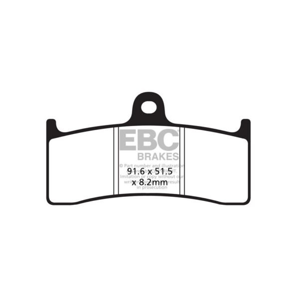 Plaquettes de freins EBC Sinter Métal Fritté avant