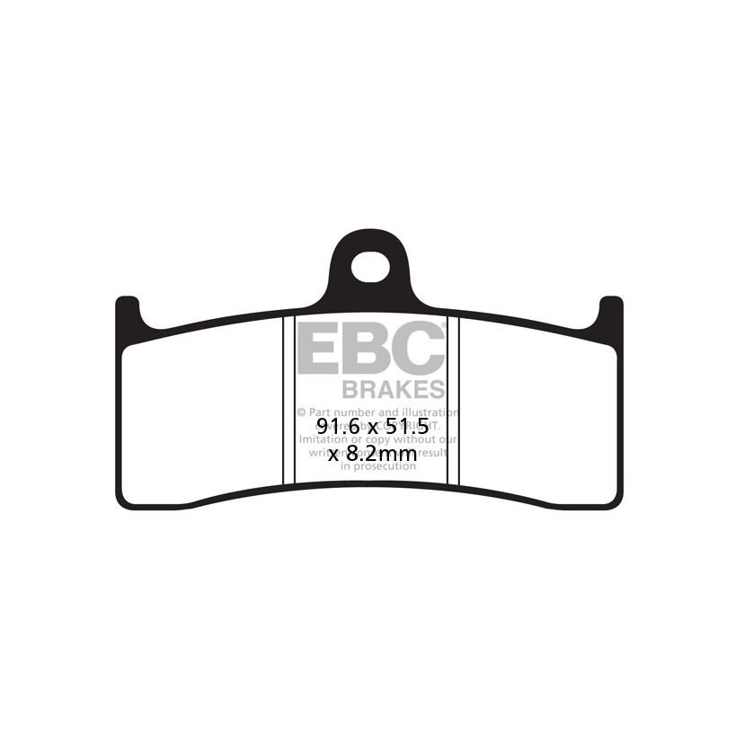 Plaquettes de freins EBC Sinter Métal Fritté avant
