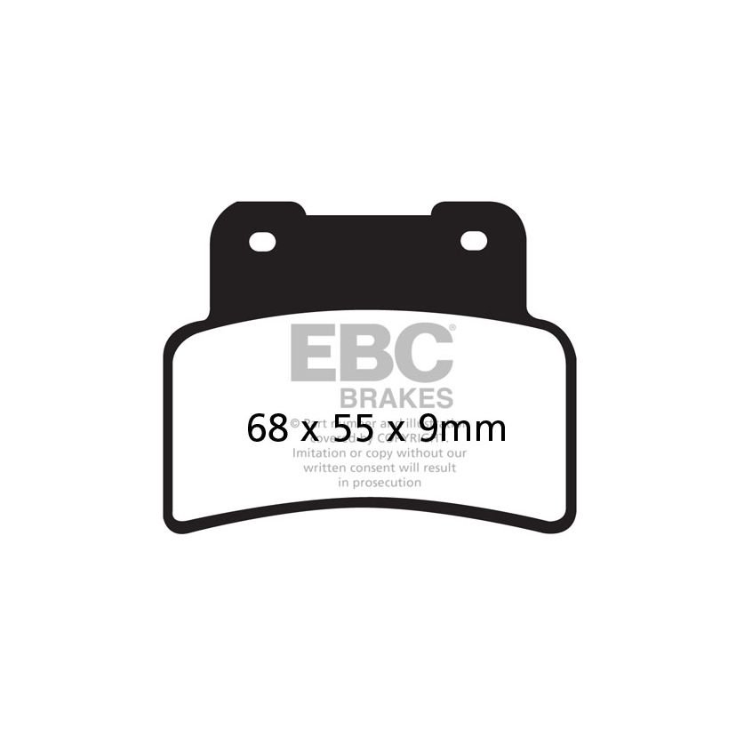 Plaquettes de freins EBC Sinter Métal Fritté avant
