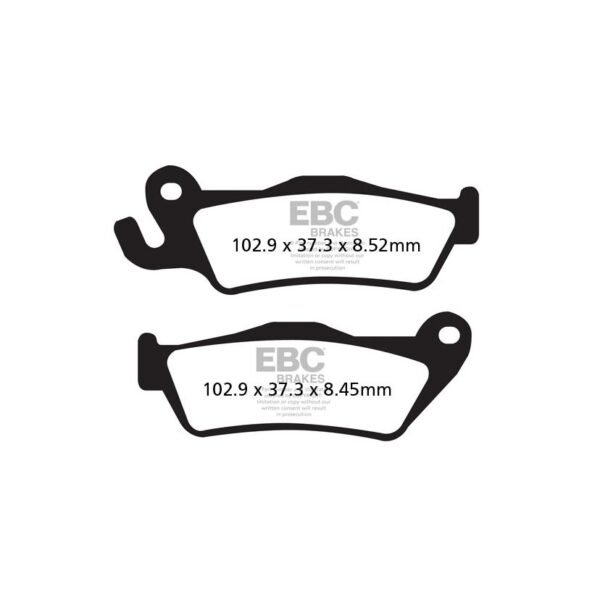 Plaquettes de freins EBC Sinter Métal Fritté arrière