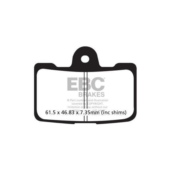 Plaquettes de freins EBC Sinter Métal Fritté avant