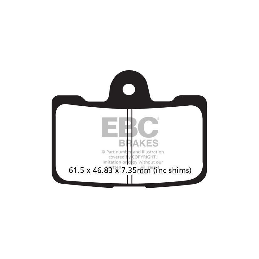 Plaquettes de freins EBC Sinter Métal Fritté avant