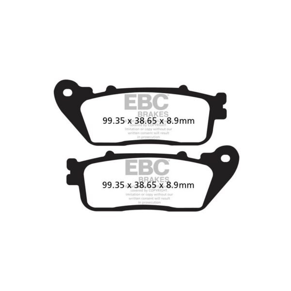 Plaquettes de freins EBC Sinter Métal Fritté arrière