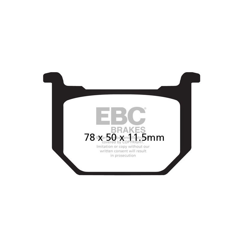 Plaquettes de freins EBC Organique avant