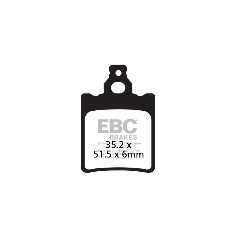 Plaquettes de freins EBC Organique arrière