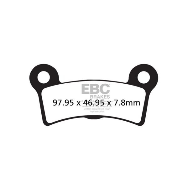 Plaquettes de freins EBC Sinter Métal Fritté Arrière