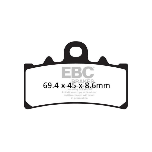 Plaquettes de freins EBC Sinter Métal Fritté avant