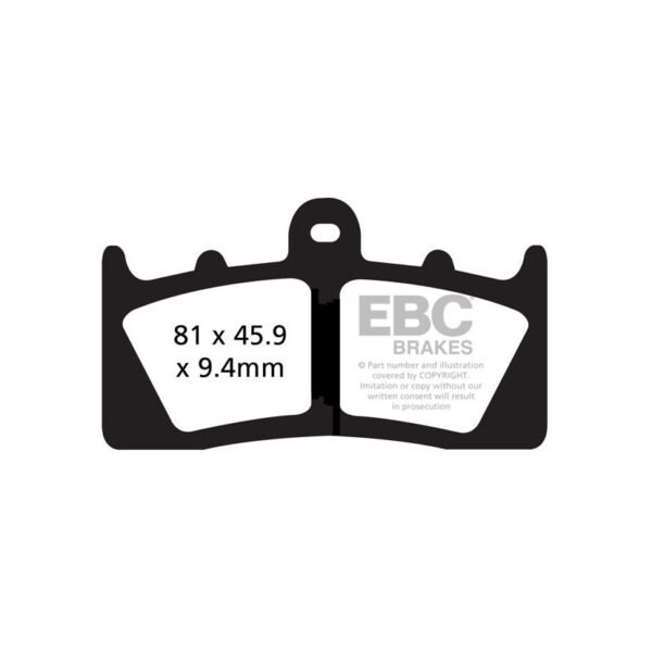 Plaquettes de freins EBC Sinter Métal Fritté avant
