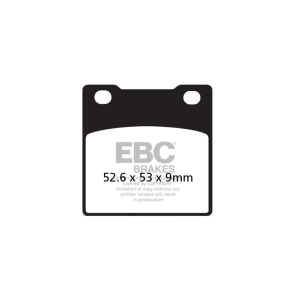 Plaquettes de freins EBC Sinter Métal Fritté avant/arrière (selon modèle)