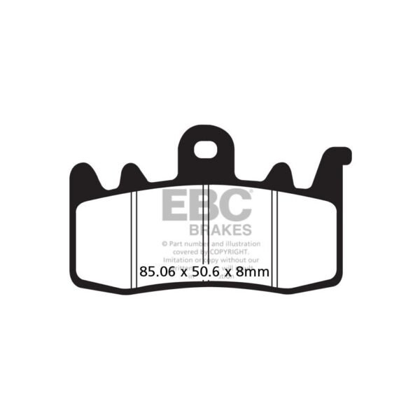 Plaquettes de freins EBC Sinter Métal Fritté avant