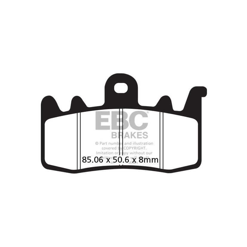 Plaquettes de freins EBC Sinter Métal Fritté avant