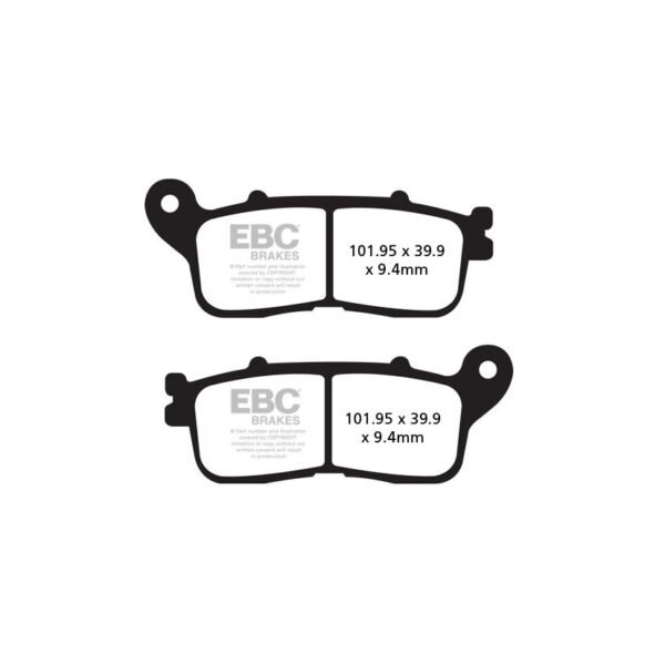 Plaquettes de freins EBC Sinter Métal Fritté arrière