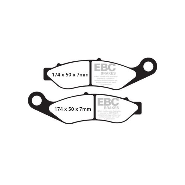 Plaquettes de freins EBC Sinter Métal Fritté avant